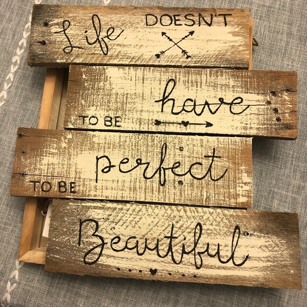 Wooden wall decor